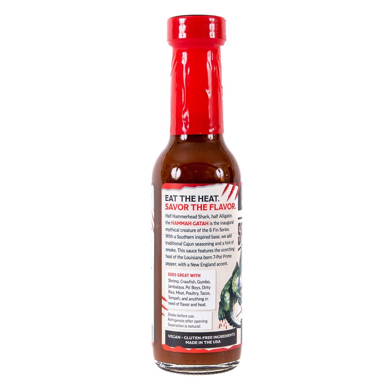 Hammah Gatah Extreme Heat Hot Sauce - Made with Scorpion