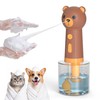 Electric Dog Shampoo Dispenser, IPX7 Waterproof, 400ml Bear Design