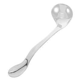 Gatuida Adaptive Spoon for Elderly Disabled Curved Handle Design for Hand Tremor Deep Spoon Head for Pickup Promotes Independence Secure Grip Right Handed Adaptive Utensil