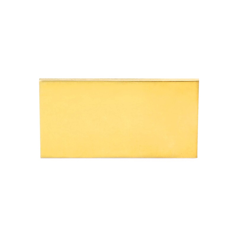 QWORK® H62 Brass Sheet Corrosion Resistant (3 mm, 60 mm