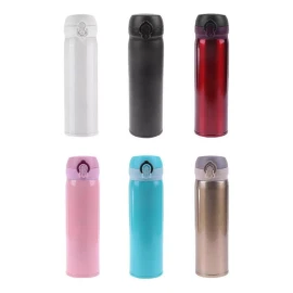 Importeek 15pz Termo Botella Acero Inox Portatil Antiderrame 500ml