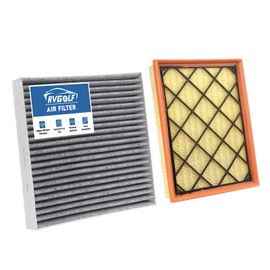 RVgolf Engine+Cabin Air Filters Fit for 20-22 Ford Escape 2.0L, 22-24 Maverick 1.5L/2.0L(Not for Hybrid), 21-25 Bronco Sport 1.5L/ 2.0L Engine Air Filter Replace Car Accessories JX6Z9601A CF12772
