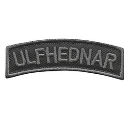 LEGEEON Blackout Ulfhednar Berserker Shoulder Tab Berserkr Viking Norse Heathen Morale Tactical Hook Patch