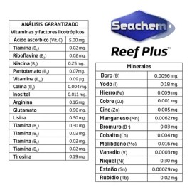 Seachem Reef Plus 500 Ml Aminoacidos Y Vitamin Para Peces y Corales 