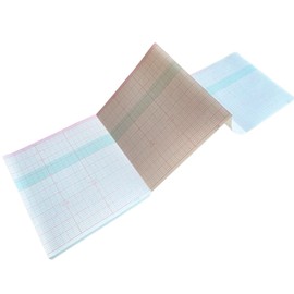 Papel para registro fetal, papel para monitor fetal 150 páginas c/u 112mm x 100mm 150p, caja con 5 unidades