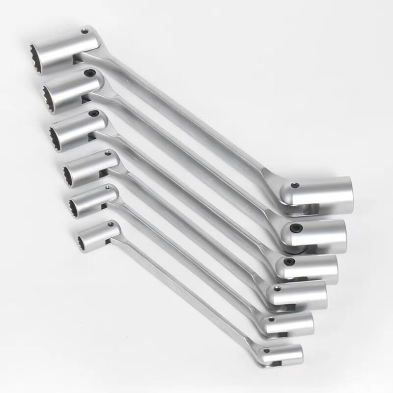 FLZOSPER Metric 10×12mm Double Flexible Socket Wrench, 12 Point