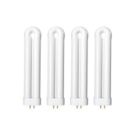 Shootingstar Bug Zapper Replacement Light Bulb for 15W Insect Attracting Lamp with 4-Pin Base, Ful 15W-BL U Shaped Twin Tube Bulb for Outdoor Mosquito Zapper, 4 Pack