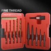 11Pcs Screw Extractor and Left Hand Drill Bits Set Included