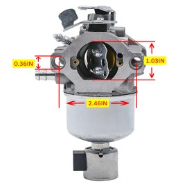 JDLLONG 791889 Carburetor Fit for 311707 28N707 28P777 28Q777 312707 287707 Models Replace 698782 693194 499151 Carb with Fuel Pump