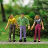 P75W 100PCS 1:75 Painted Figures for Model Trains OO scale