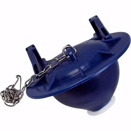 Jones Stephens Universal 3" / 7.6 cm Blue Toilet Flapper, Compatible with TOTO Power Gravity