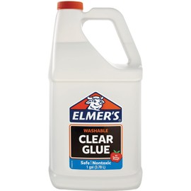 Elmer's® Clear Washable School Glue, 1 Gallon, Pack Of 2 Jugs