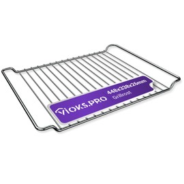 Viоks.pro Oven Grate Oven Rack 448 х 338 х 26 mm Replacement Grill Rack for Whirlpool 481245819334 GRD001 Indesit C00312479 Oven Rack Oven Grid for Oven and Hob