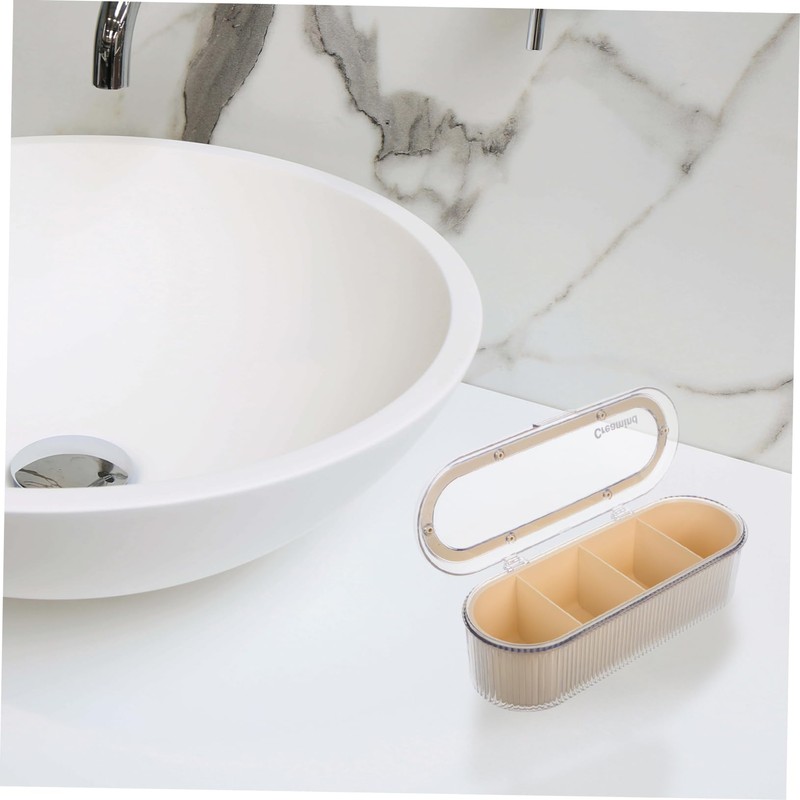 Gatuida Makeup Sponge Case with Lid Compartment Makeup Organizer for