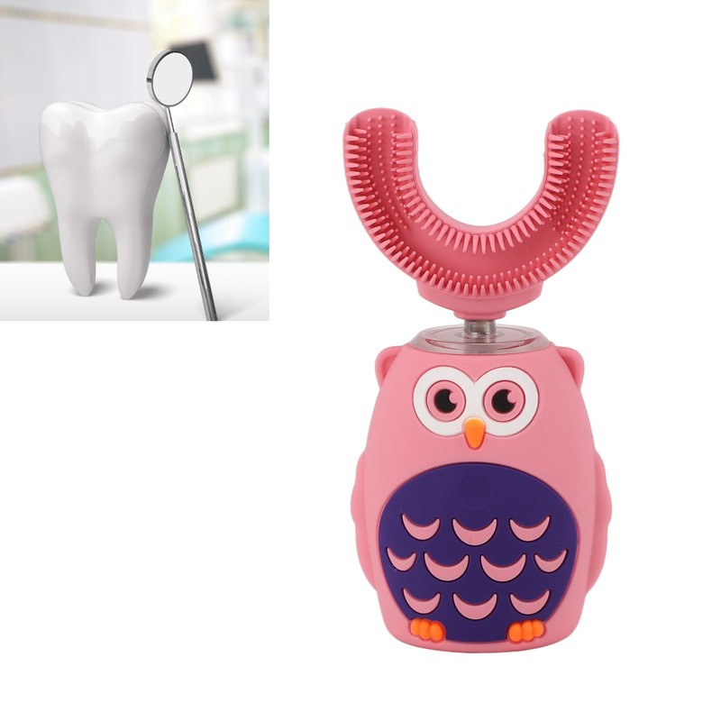 U Shaped Electric Toothbrush Ultrasonic Automatic USB Charging Cute Whole