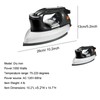 Dry Iron, No Steam No Holes, 9 Ft Cord, Non-Stick