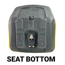 E-GY21209 DirectFit™ Yellow Mid-Back Seat for John Deere Lawn Tractors 102, 105, 115, 125, D100, D105, D110, E100, E110,