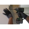 Showa Gloves No. 371 Grip Cluster Assembly Gloves, 1 Pair, blk