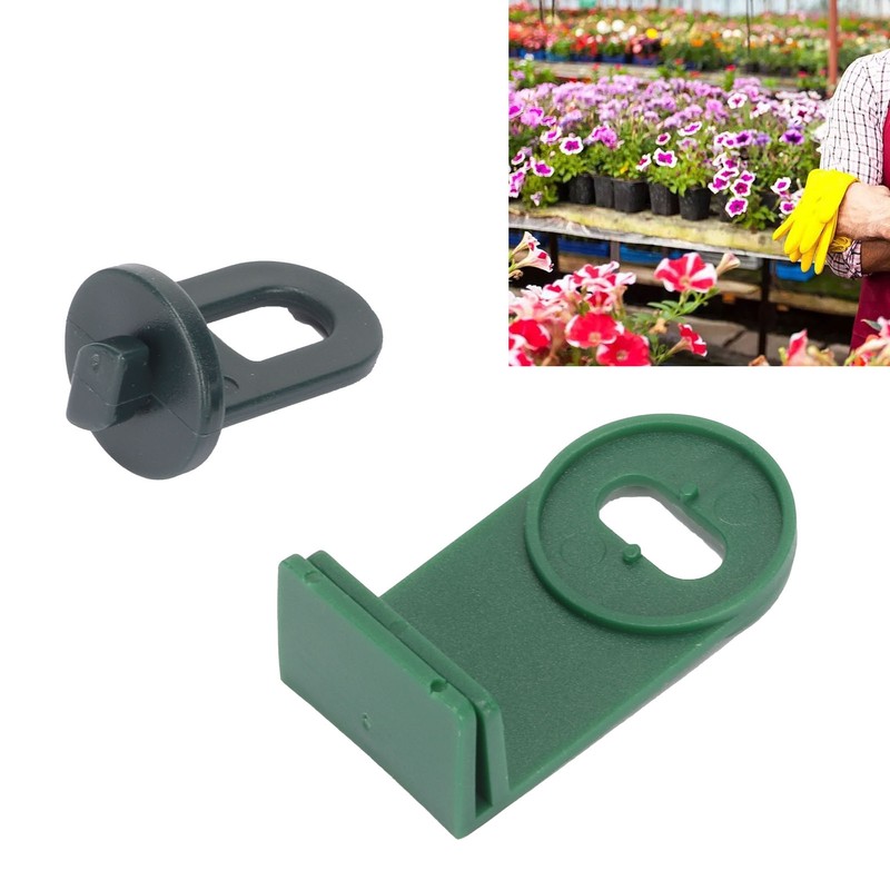 50PCS Plastic Greenhouse Twist Clips Shading Fixing Clips with 50