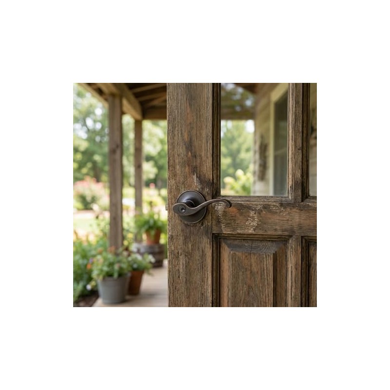 Designers Impressions Richmond Design Oil Rubbed Bronze Entry Door Lever