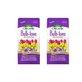 Espoma Organic Bulb-Tone 3-5-3 Natural & Organic Fertilizer and Plant Food for All Spring and Fall Bulbs. 4 lb. Bag. Use for Planting & Feeding to Promote Vibrant Blooms - Pack of 2