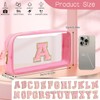 LOFOWN Initial Clear Makeup Bag Small Cosmetic Bag Travel Toiletry