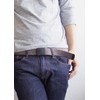 GEVAERT Gevaert Belgium Made in Japan Rubber Belt Stretchable Lightweight