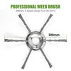 MaxEarn Steel Wire Grass Trimmer Head, 6 Cutter Head Brushcutter,