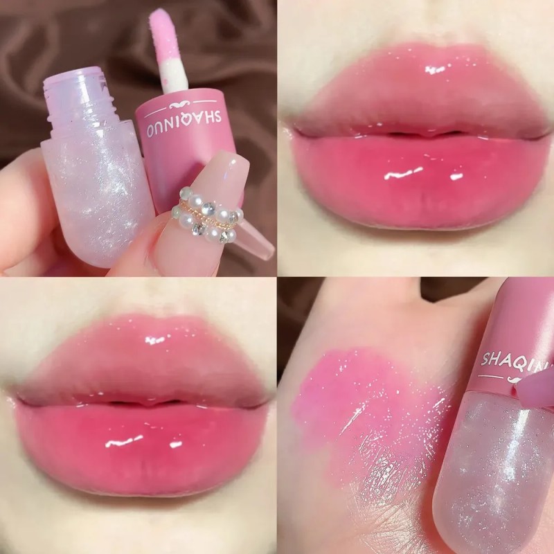 Set De 3 Labiales Glosswater Bálsamo Hidratación Duradera
