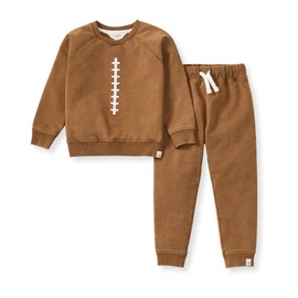 Burt's Bees Baby Baby Boys' Shirt and Pant Set, Top & Bottom Outfit Bundle, 100% Organic Cotton