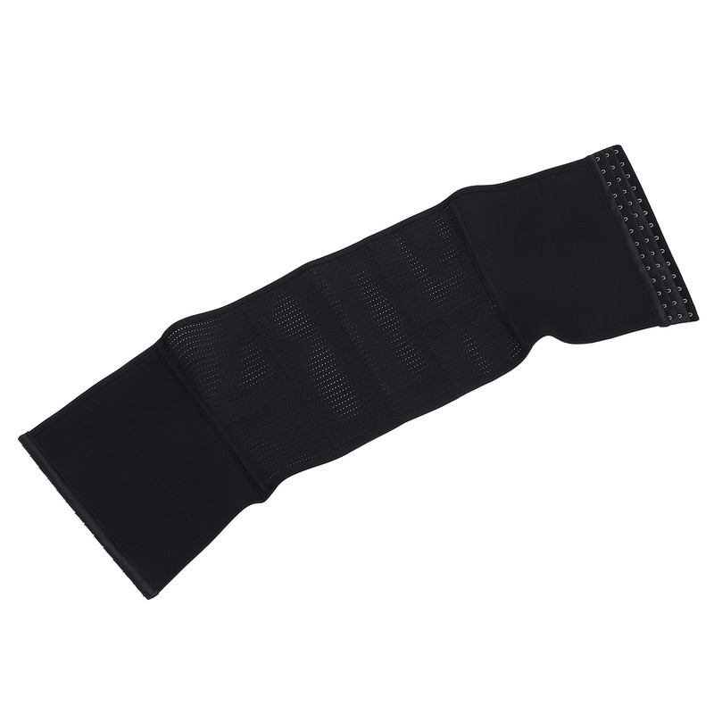 Waist Trainer Corset Shapewear Tummy Control 3 Row Hook Black
