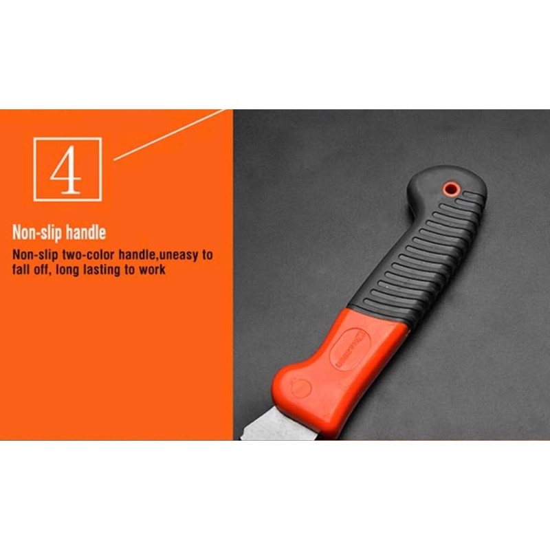 Edward Tools Electrician Straight Blade Knife - Lockback Folding Design