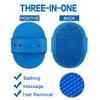 Aoche Dog Bath Brush Pet Bath Comb Brush Soothing Massage