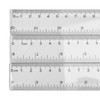 DIAO79NI 3 Pieces Transparent Plastic Ruler, 6 inch 8 inch