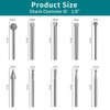 YURINWOO 20PCS HSS Rotary Burr Set, Carving Bits & Engraving