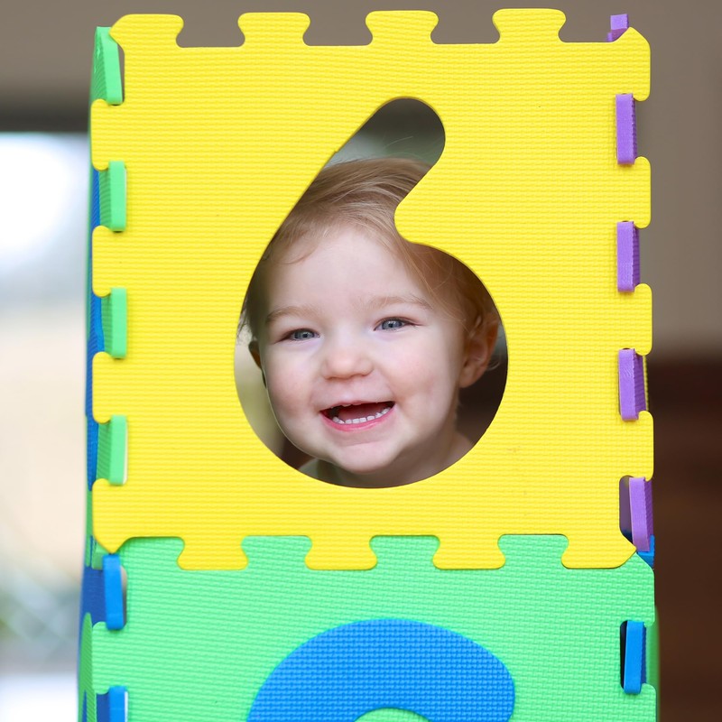 BalanceFrom 36-Pack 12x12 Inches EVA Interlocking Foam Play Tile Mat,