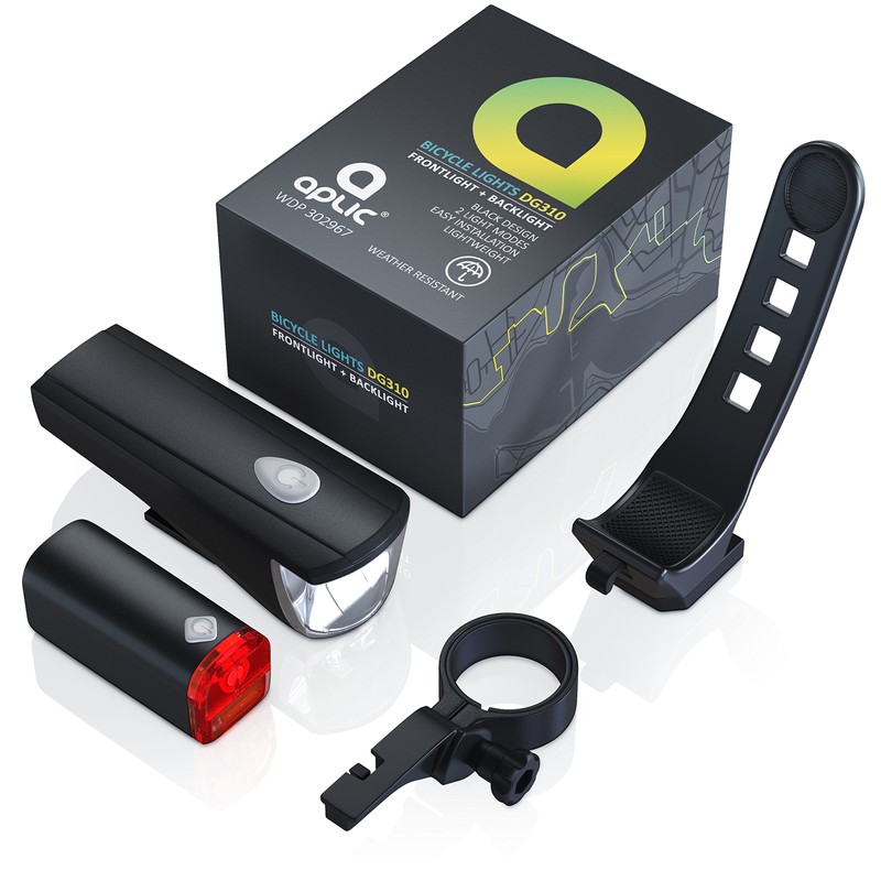 Aplic LED Bicycle Light Set | StVZO (German Road Traffic