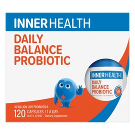 Inner Health Daily Balance Probiotic 120 Capsules