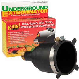 Manning Products Underground Exterminator Pest Control Reusable Exhaust Pipe Attachment- Exterminates Gophers, Moles, Skunks, Voles and All Outdoor Underground Pests Humanely with Exhaust from Cars