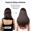 SOBEAUTY Clip in Hair Extensions, Real Human Hair Extensions, 100%