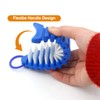 Barbell Brush Barbell Cleaning Kit, Nylon Barbell Brush for Cleaning