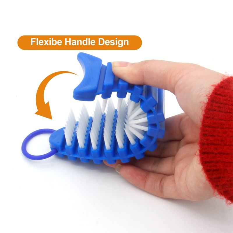 Barbell Brush Barbell Cleaning Kit, Nylon Barbell Brush for Cleaning