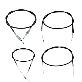 Bowden Cable Set Black 4-Piece Compatible with Hercules Prima 2 4 / M 1 2 3 4 / C 1 2 3 / P1 (Automatic) with Decoration
