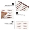 minkissy Temporary Eyebrow Stickers 6pcs Set Quick Easy to Apply