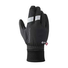 SHIMANO Primaloft Windstopper Cycling Gloves Black S