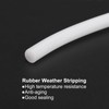 uxcell 1m Silicone Strip Solid Rod Window Sealing Strip 16mm