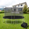 Trampoline Safety Net, 12ft Weather-Resistant Replacement Enclosure Net for 6