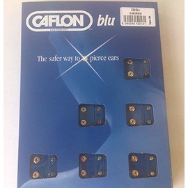 1 DOZ CAFLON 24CT GOLD PLATED ASSORTED BIRTHSTONE STUD