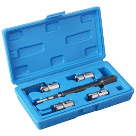 DAYUAN 5-Piece Diesel Injector Sealing Seat Tool Cutter Set Injectors Sealing Surfaces