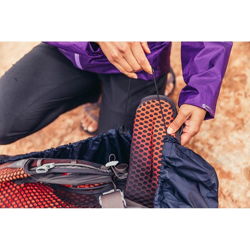 Gregory 141349-0413 Rain Cover 30 Obsidian Black, black (obsidian black)